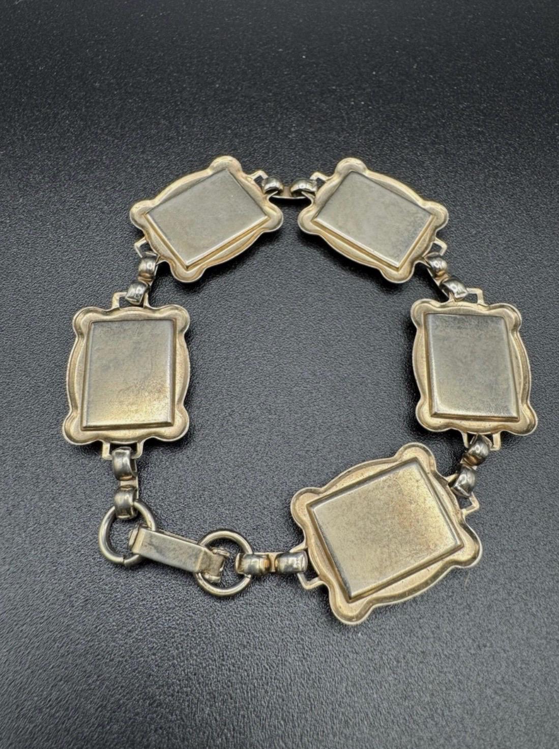 Vintage 1950s DC Charm Bracelet: U.S. Capitol, White House, Washington Monument