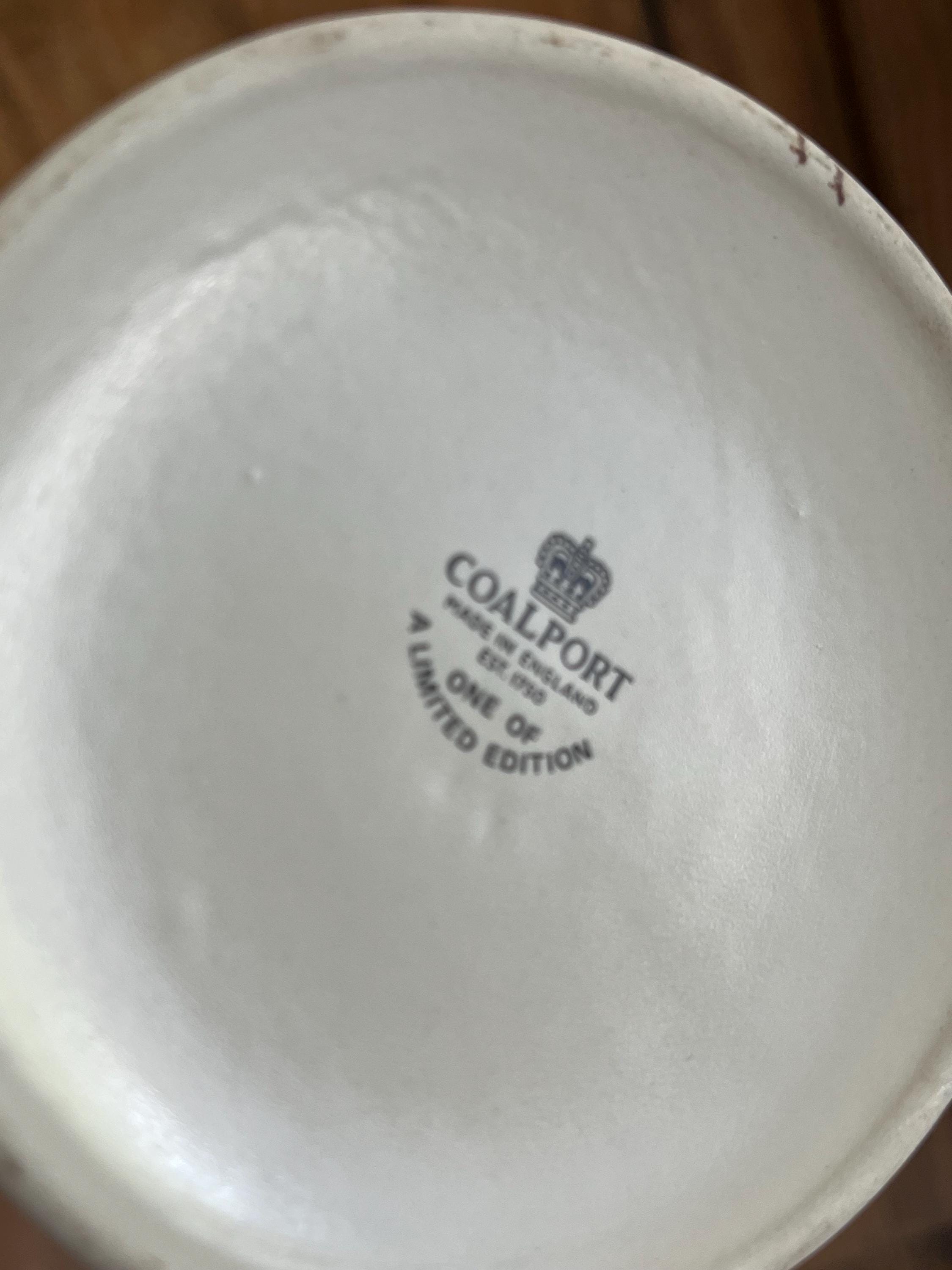 Vintage Coalport Liquor Decanter: English Bone China Regency Barware