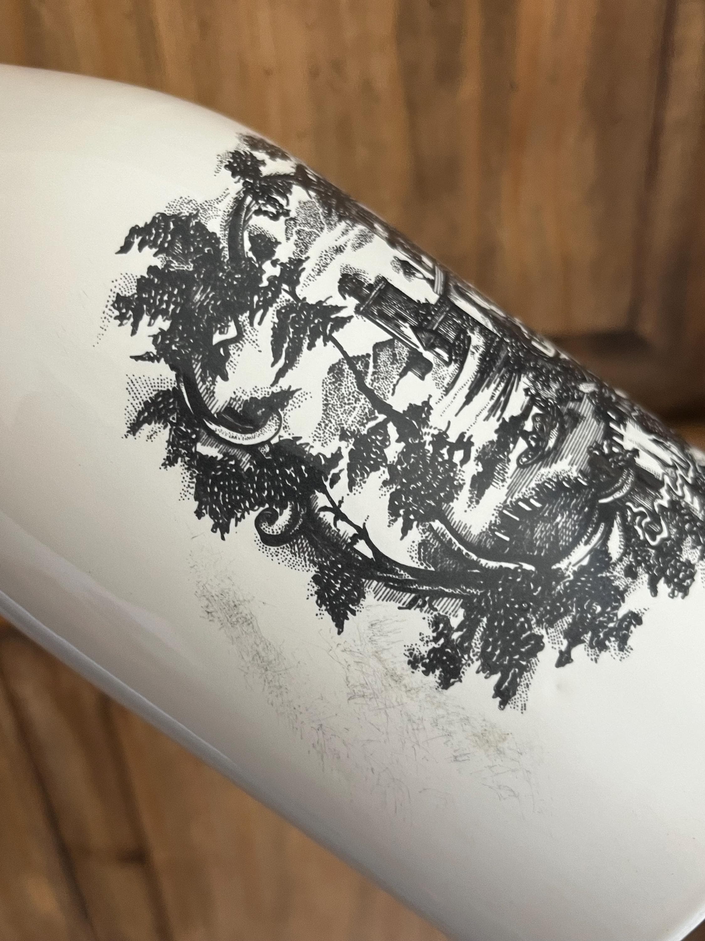 Vintage Coalport Liquor Decanter: English Bone China Regency Barware