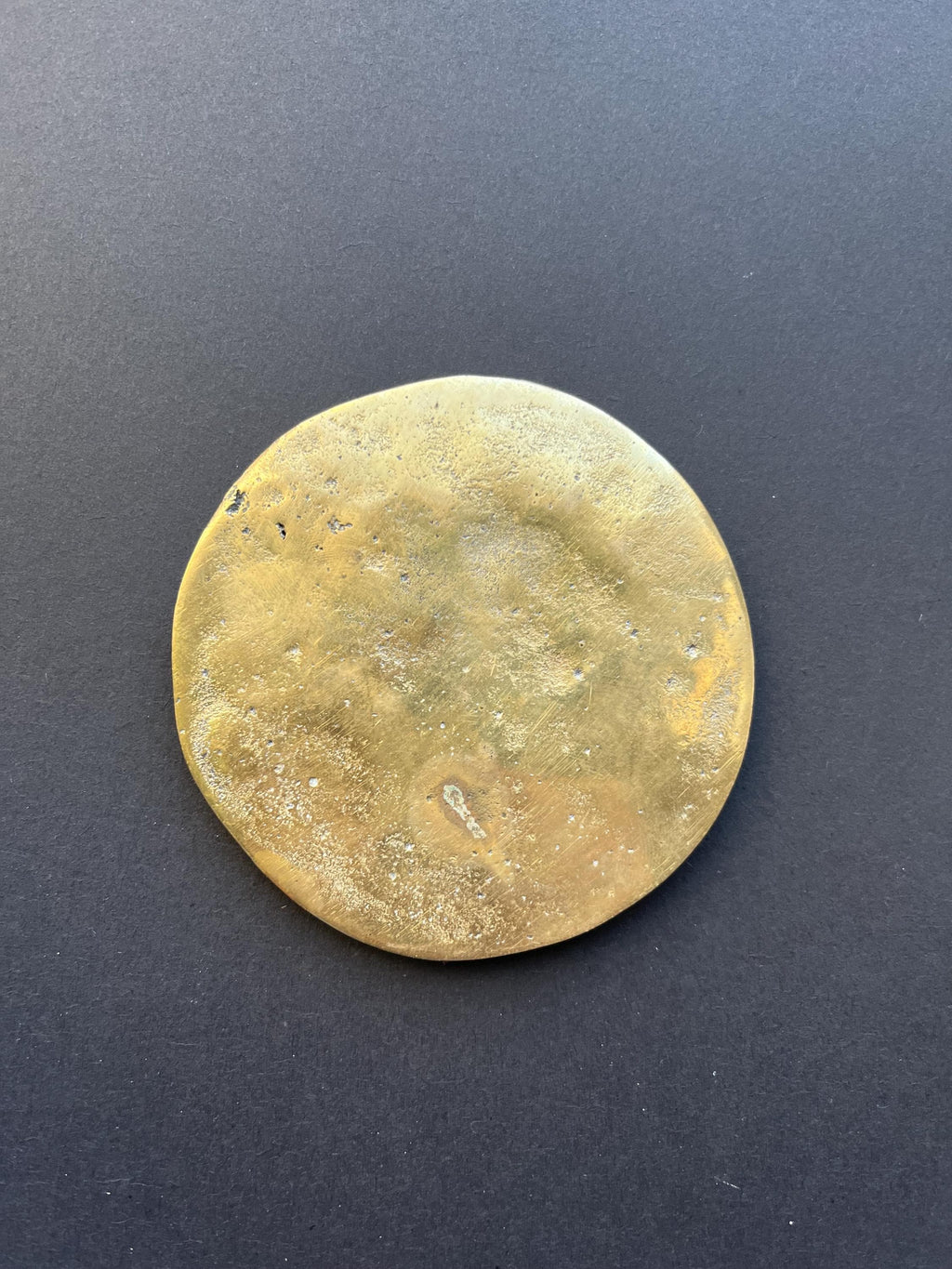 Antique Brass Jewelry Stamp: Engraved Indian Tool Mold (1900-1940s)