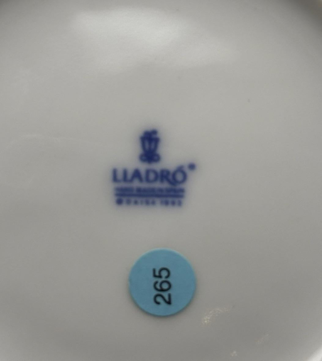 Vintage Lladro Porcelain Duck Plate: Miniature Collectible Figurine