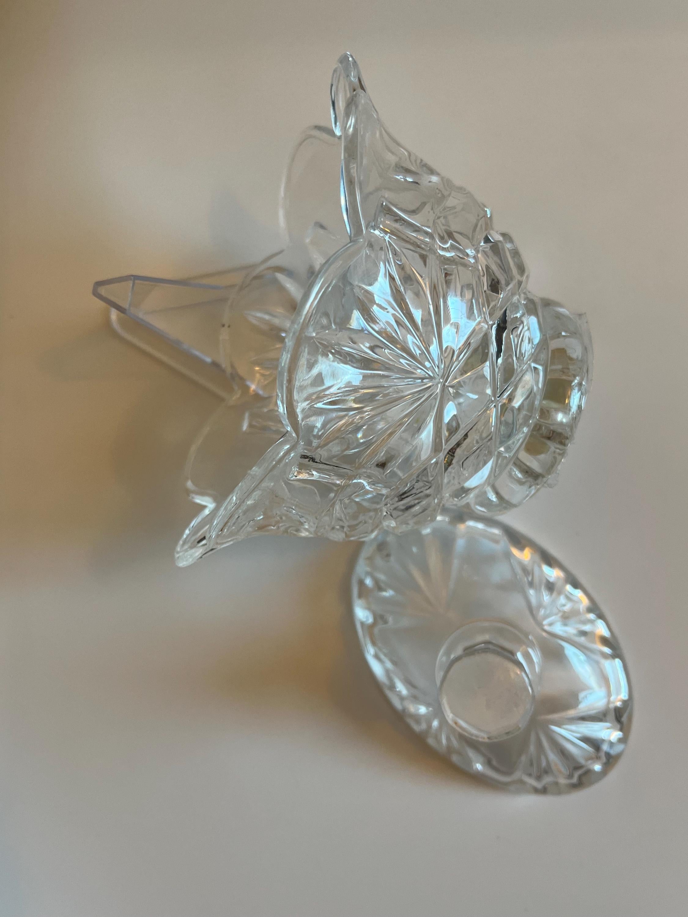 Shannon Crystal Sugar Bowl with Lid — Elegant Crystal Serving Piece