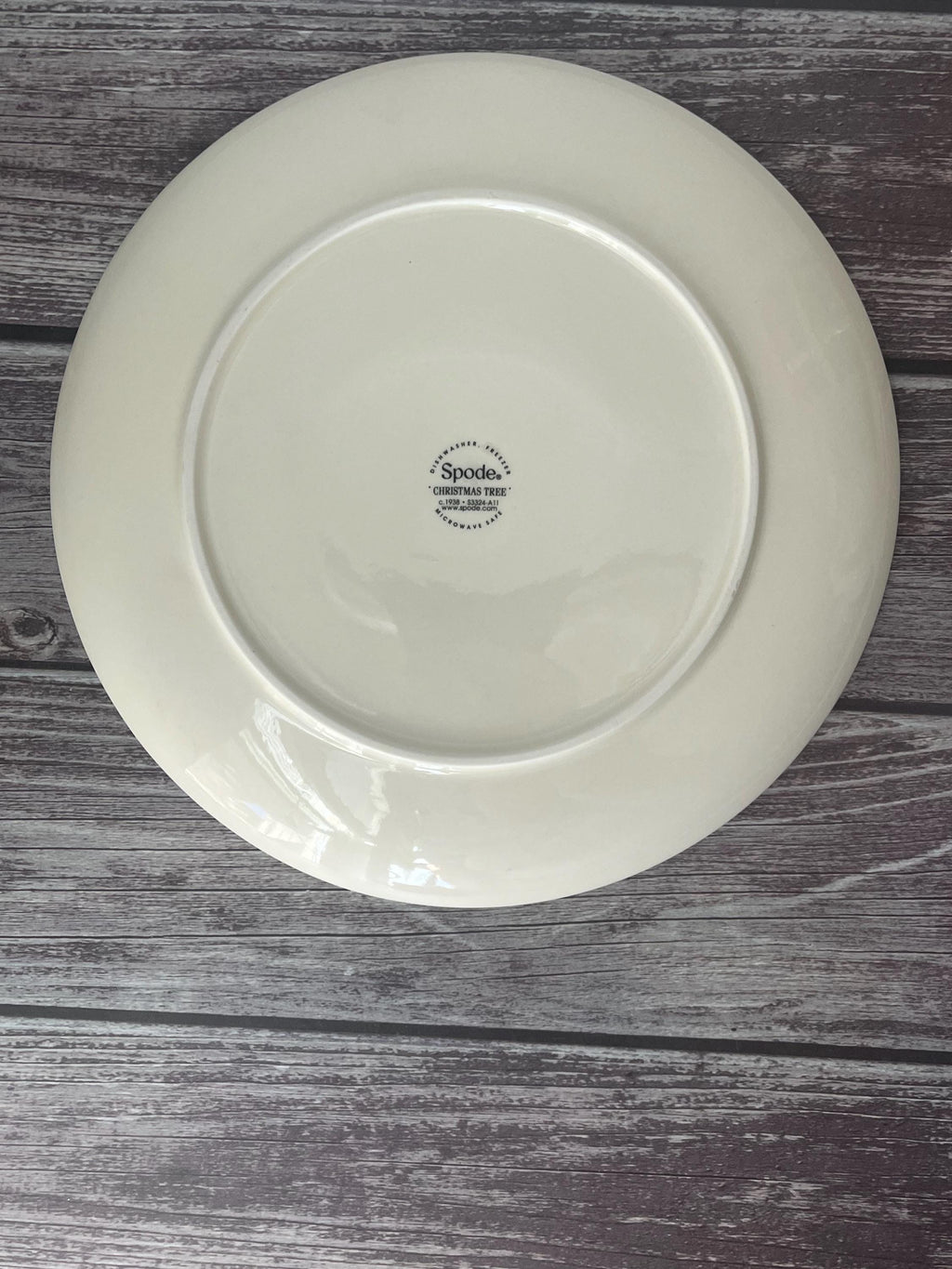Spode Christmas Tree Cookies for Santa 9″ Plate Vintage Holiday Collector’s Plate