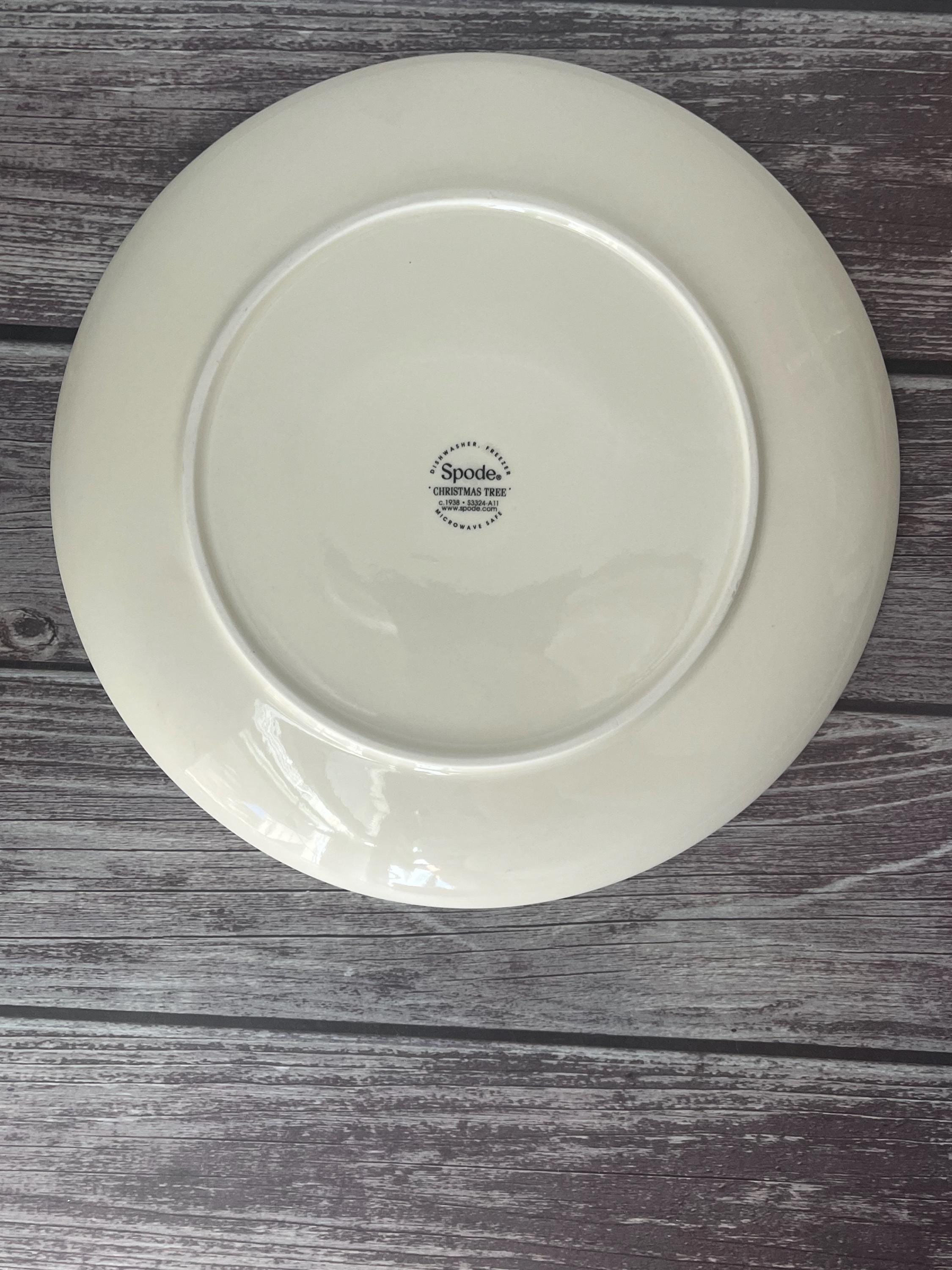 Spode Christmas Tree Cookies for Santa 9″ Plate Vintage Holiday Collector’s Plate