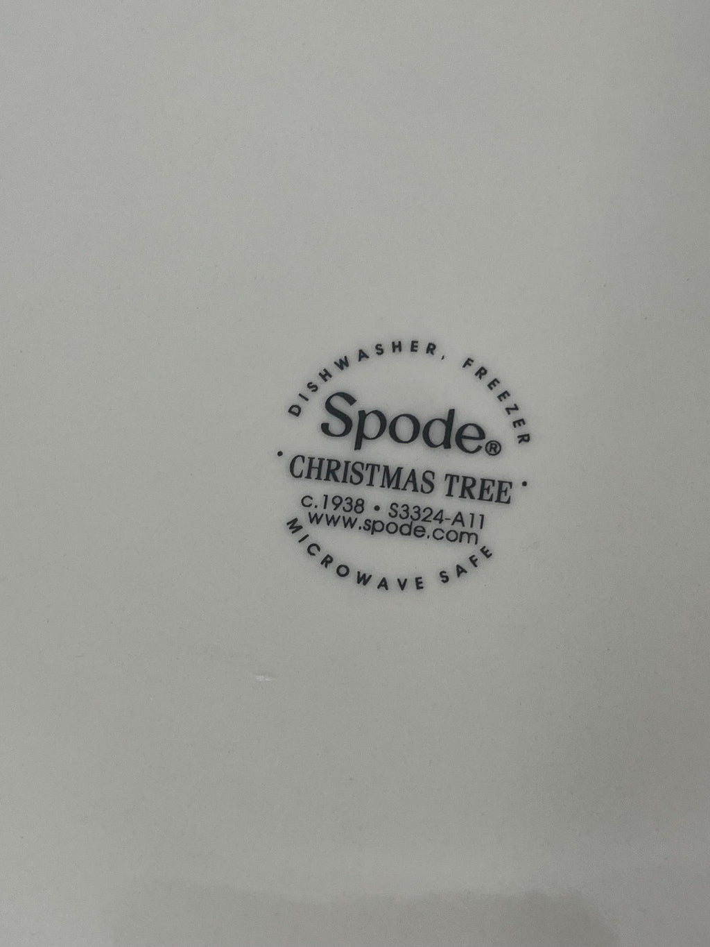 Spode Christmas Tree Cookies for Santa 9″ Plate Vintage Holiday Collector’s Plate