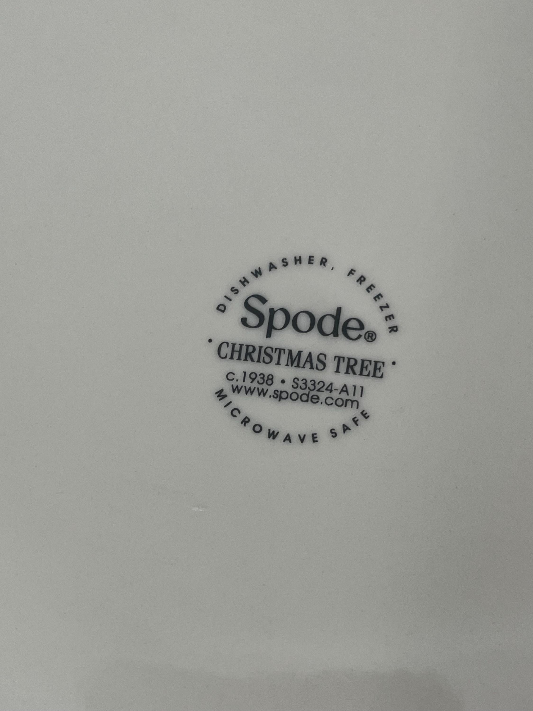 Spode Christmas Tree Cookies for Santa 9″ Plate Vintage Holiday Collector’s Plate