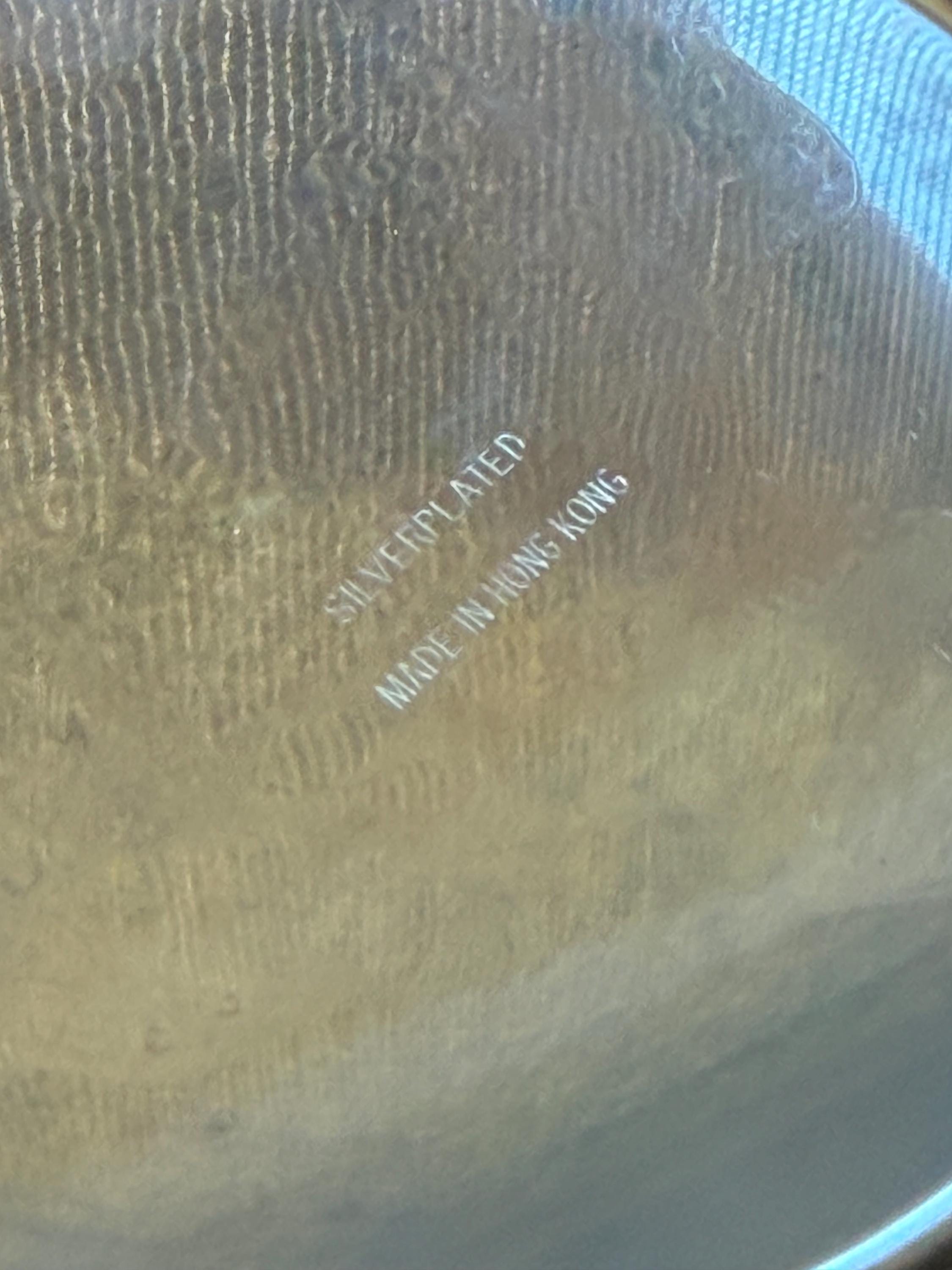 Hollywood Park Silver Plated Coaster Set Vintage Horse Racing Barware Set