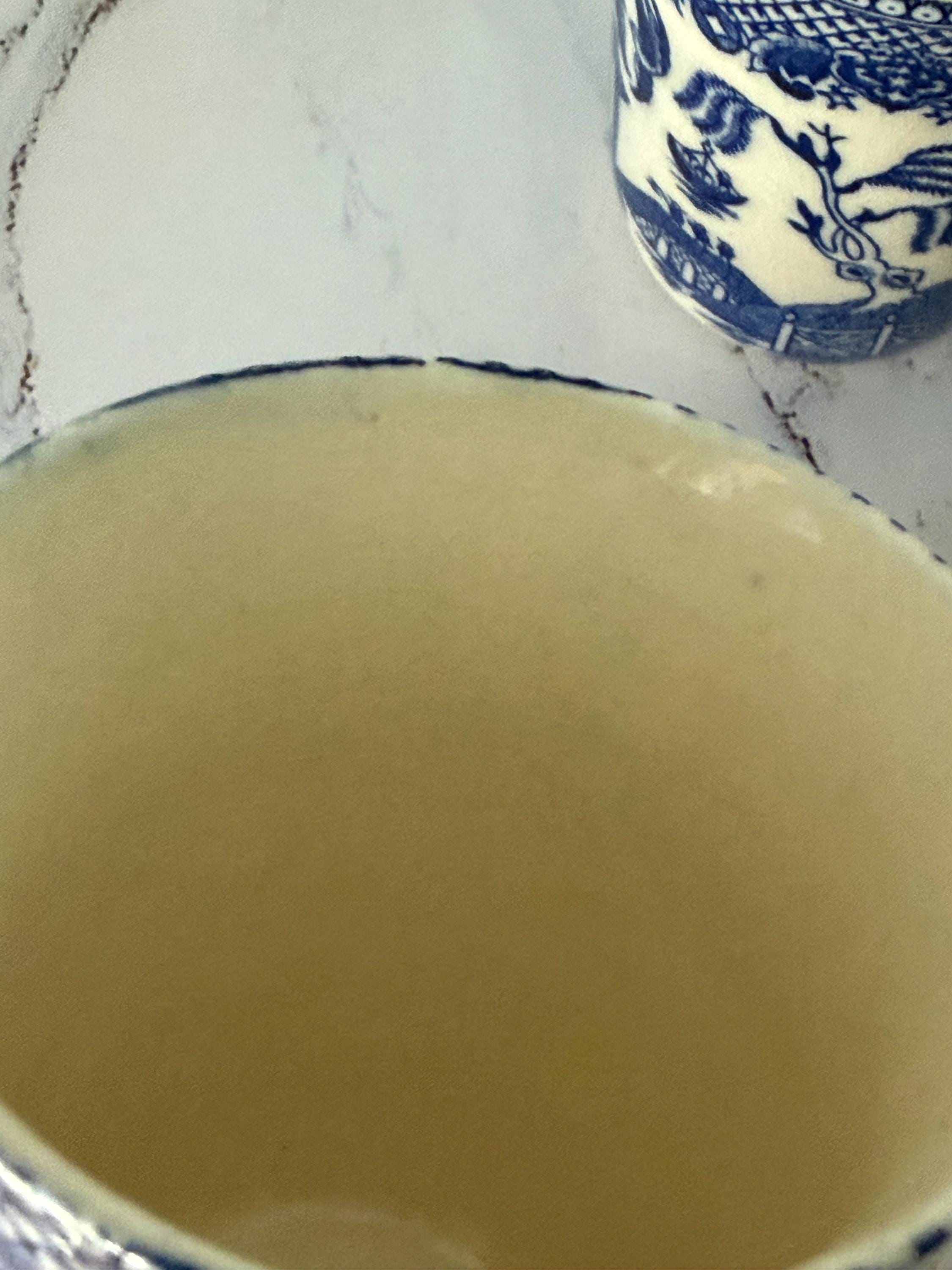 Vintage Blue Willow Tumblers Pair — Small Japan Pottery Cups 3.5” Cottage Tea