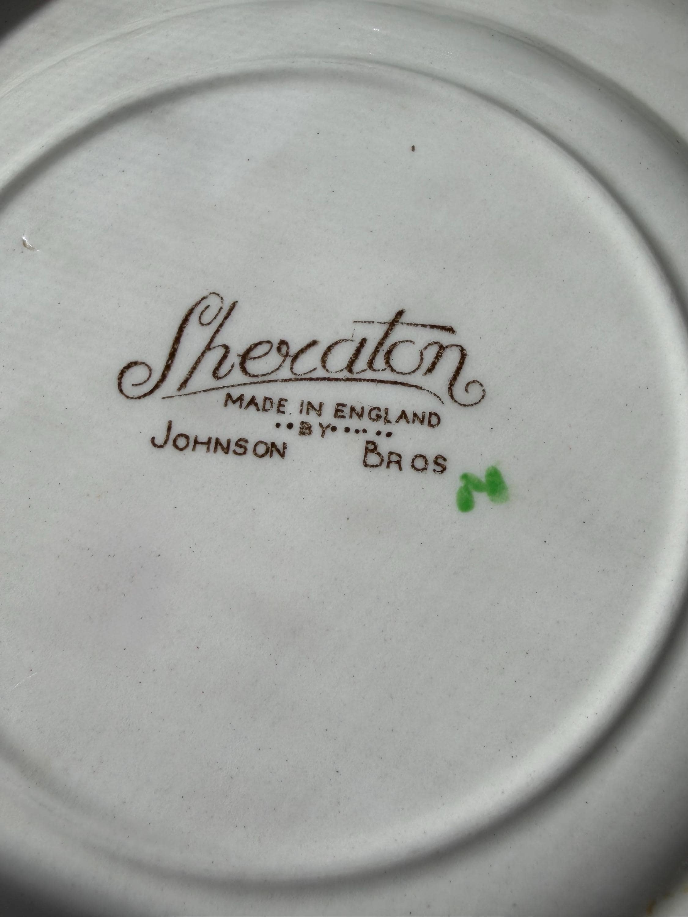 Johnson Brothers Sheraton Roses Bread Plates Set of 4 Vintage English Floral China