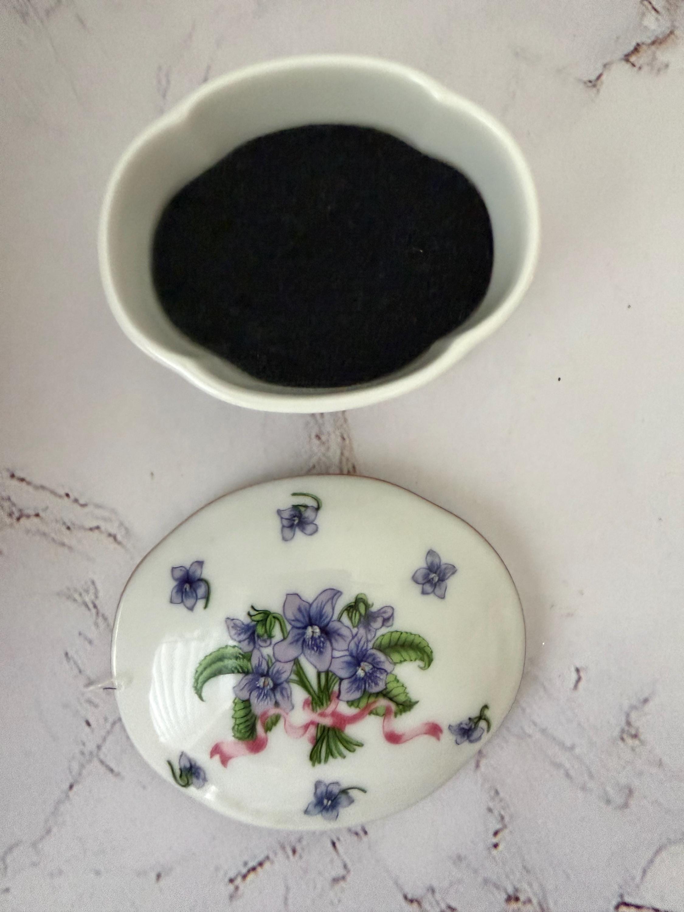 Vintage Floral Trinket Box 1992 Lenox Collector's Society Porcelain Ring Dish Cottagecore Vanity Decor