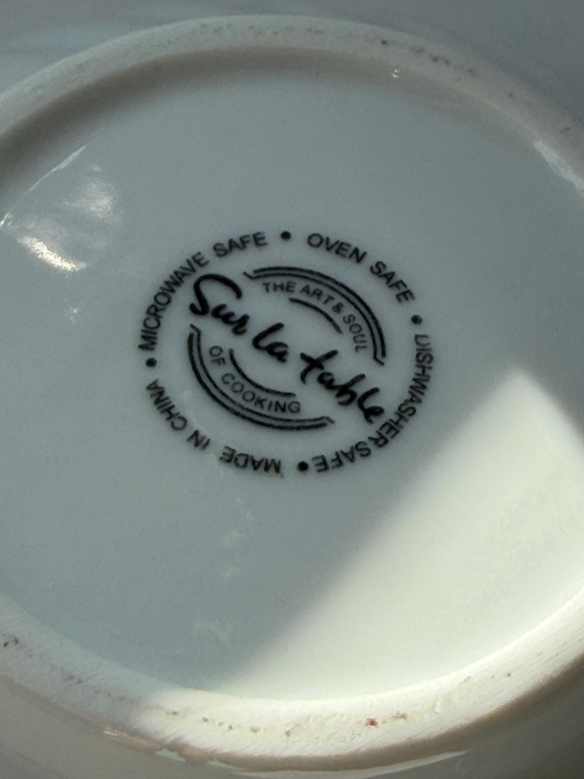 Sur La Table Scallop Shell Dishes, White Porcelain Oyster Gratin Set