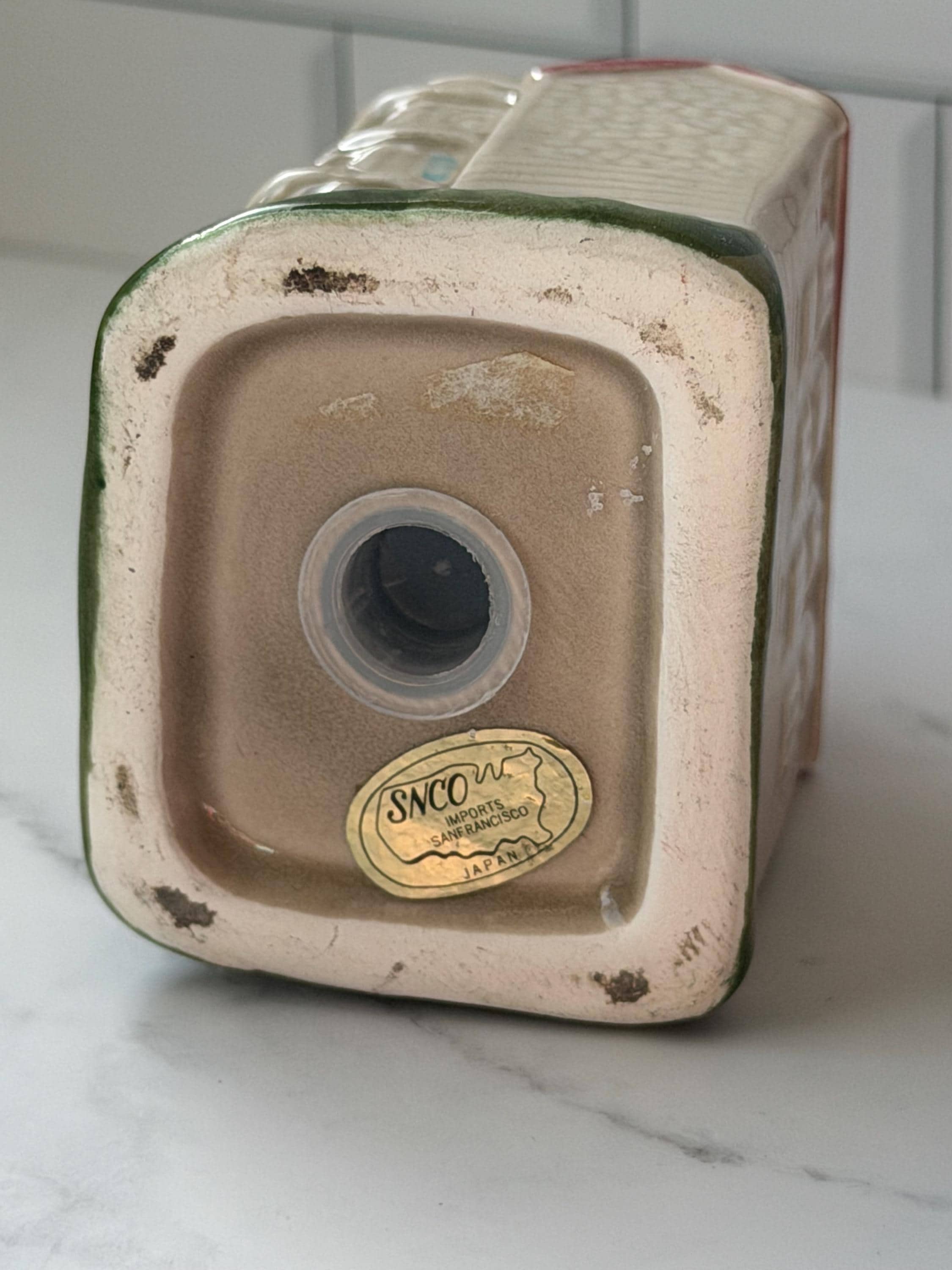 Vintage SNCO Imports Victorian House Salt Pepper Shakers San Francisco Japan Set